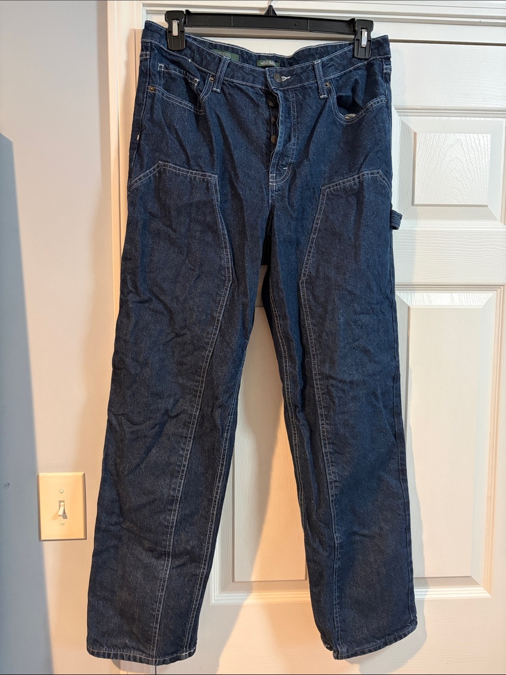 wild fable Women's Straight Leg Jeans - Dark Blue